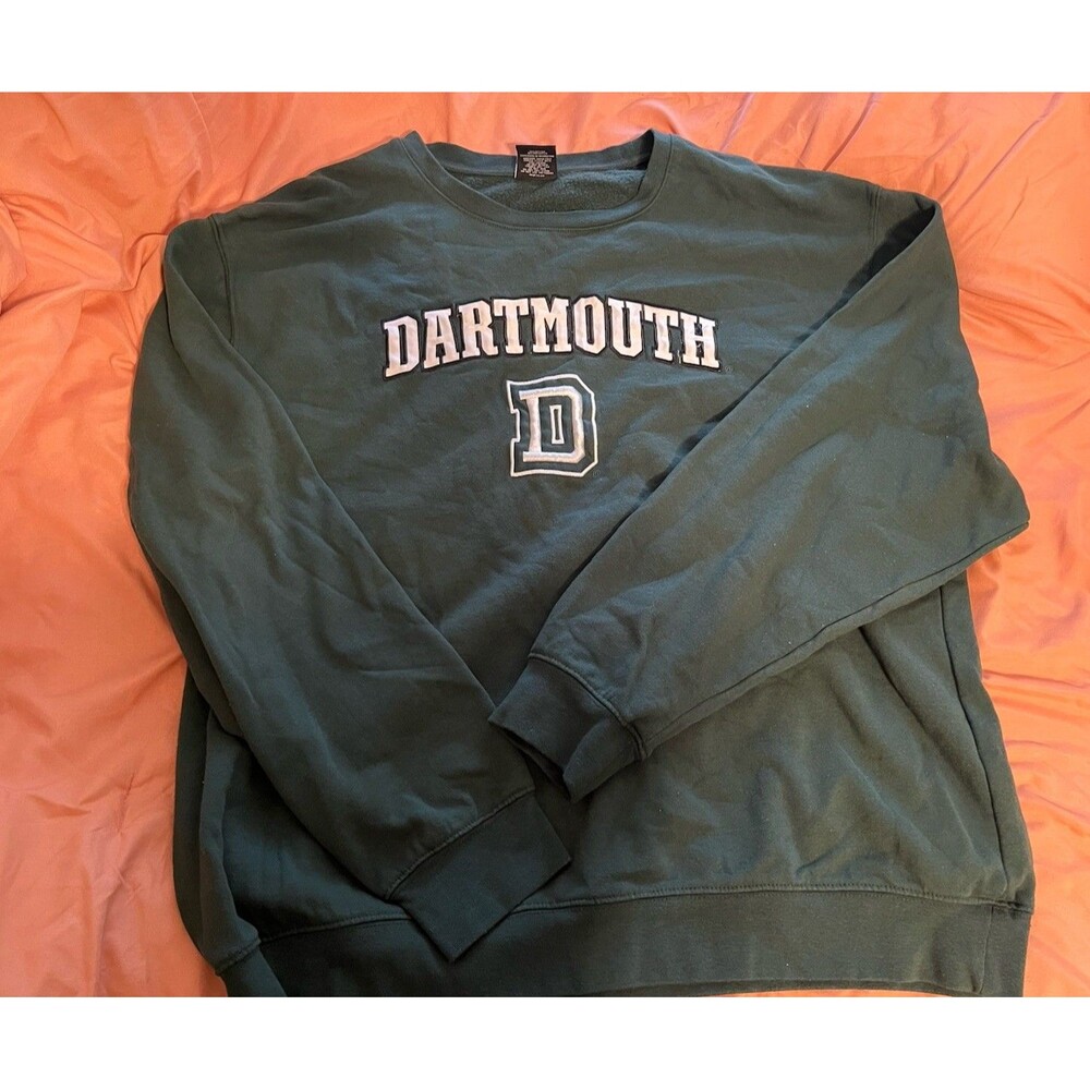 Colosseum Dartmouth University Sweatshirt Size 3XL Dark Green Crewneck